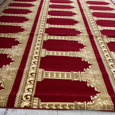Wand zu Wand muslimische Gebetsteppichrolle für Moschee 3.66/4m*25m Rechteckmuster