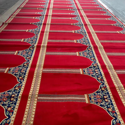 Wand zu Wand muslimische Gebetsteppichrolle für Moschee 3.66/4m*25m Rechteckmuster