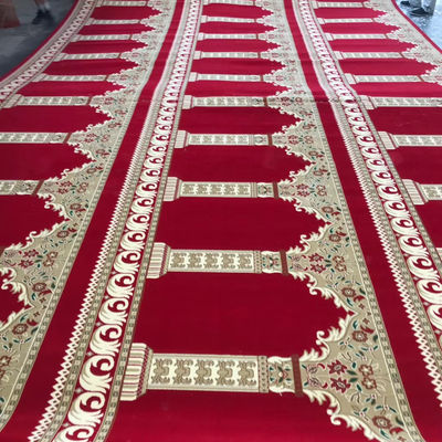 Wand zu Wand muslimische Gebetsteppichrolle für Moschee 3.66/4m*25m Rechteckmuster