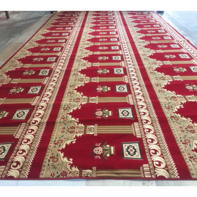 Wand zu Wand muslimische Gebetsteppichrolle für Moschee 3.66/4m*25m Rechteckmuster