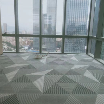 5-Sterne-Hotel Square Nylon-Druckte Teppichfliesen aus Nylon mit PE-Modulrücken