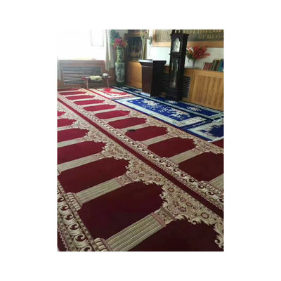 Maschinenfertigung Moschee Teppich Custom Teppiche Gebetsmatte Muslimischer Teppich mit 5 Farboptionen