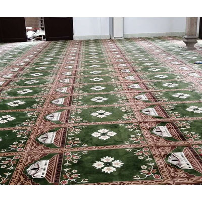 Maschinenfertigung Moschee Teppich Custom Teppiche Gebetsmatte Muslimischer Teppich mit 5 Farboptionen