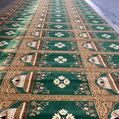 Komfortable Gebetsmatte Moschee Teppich mit maschinell gemachten Patchwork Muster