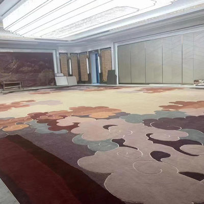 High Quality Teppich Handgefertigtes Blumenmuster Seeland Wolle Teppich Teppiche für 5 Sterne Hotel