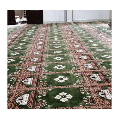 Gewebter muslimischer Gebetsteppich von Wand zu Wand Druckrollen Moscheeteppich
