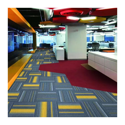 Customized 50x50 Nylon-Druck Hotel Teppichfliese für Büro- und Gewerbeböden