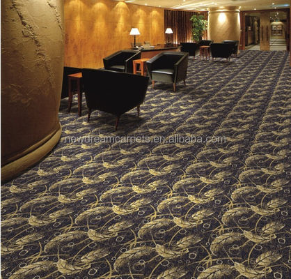 Vorrat 20% Nylon 80% Wolle Fünf-Sterne gewebter Axminster Teppich für Hotel Lobby Restaurant