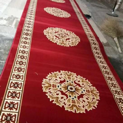 100% Polypropylen Moschee Teppich Roll für Wand zu Wand Gebet in Moschee Dekoration