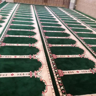8mm Pile Height Nicht rutschfähige Moschee Teppich Roll in Design für Pakistan Moschee