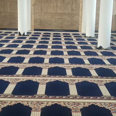 8mm Pile Height Nicht rutschfähige Moschee Teppich Roll in Design für Pakistan Moschee