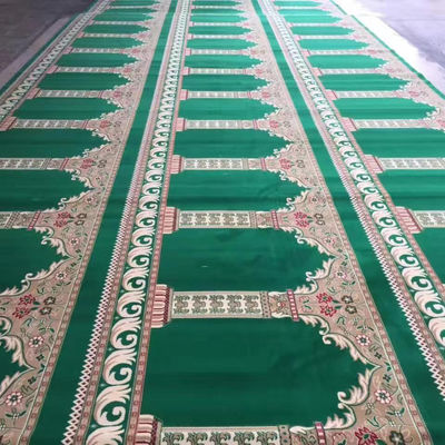 Moderne Moschee Teppichrolle in 4m Breite aus Pakistan mit Design