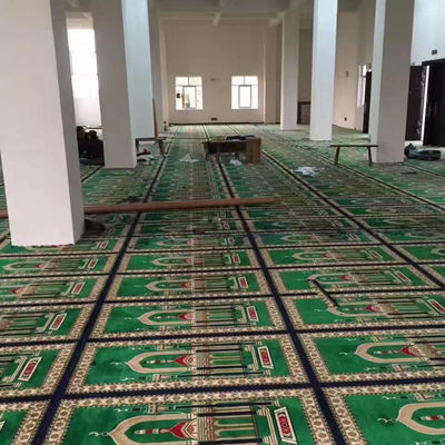 Moderne Moschee Teppichrolle in 4m Breite aus Pakistan mit Design