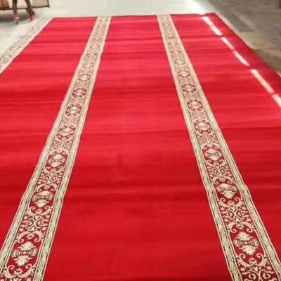 Moderne Moschee Teppichrolle in 4m Breite aus Pakistan mit Design