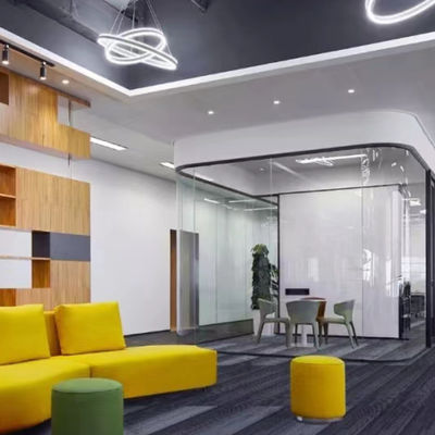 Geschäftszimmer Luxus abnehmbare Teppichfliesen 50x50 Puzzle Muster Büro Modular Teppich
