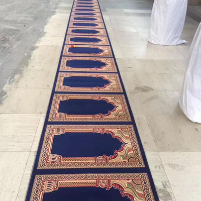 Rechteck Axminster kundenspezifische Muster 4*25 Rollen kundenspezifische Teppiche für Moschee Gebet Teppich