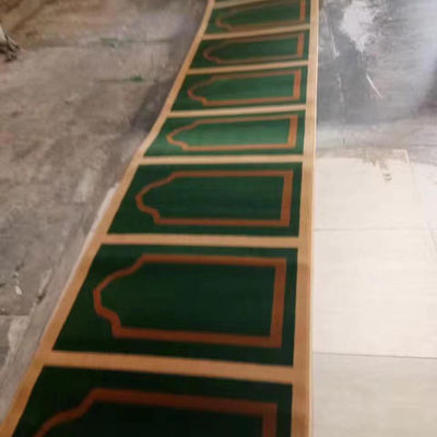 Rechteck Axminster kundenspezifische Muster 4*25 Rollen kundenspezifische Teppiche für Moschee Gebet Teppich