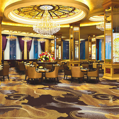 Maßgeschneiderte Jacquard-Wolle- und Nylon-Axminster-Fußbodenteppiche für 5-Sterne-Hotels