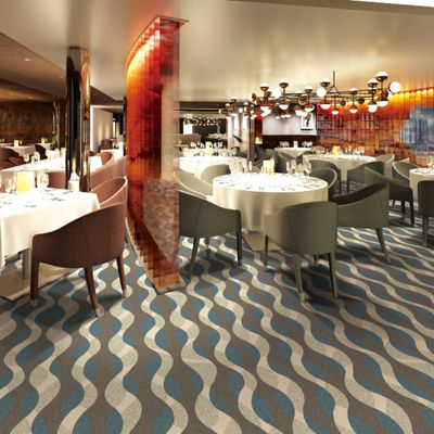 Maßgeschneiderte Jacquard-Wolle- und Nylon-Axminster-Fußbodenteppiche für 5-Sterne-Hotels