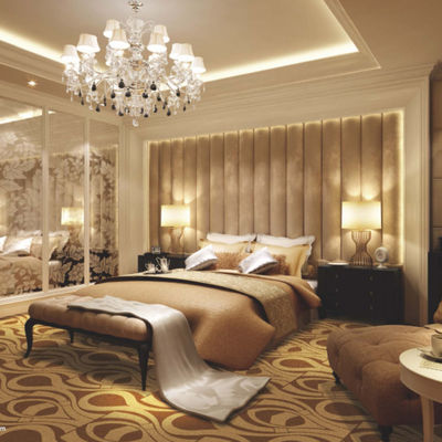 Maßgeschneiderte Jacquard-Wolle- und Nylon-Axminster-Fußbodenteppiche für 5-Sterne-Hotels