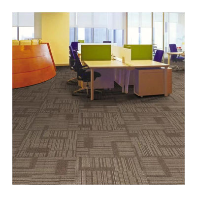 Einfache Puzzle-Muster Luxus entfernbare Teppichfliesen 50x50 für Büro Modular