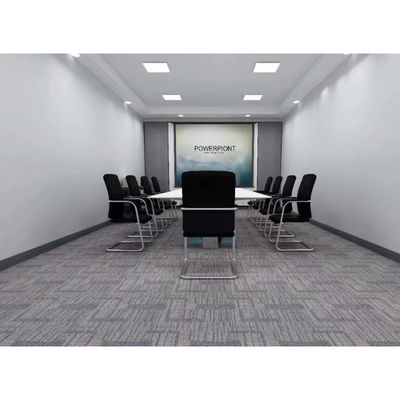 Einfache Puzzle-Muster Luxus entfernbare Teppichfliesen 50x50 für Büro Modular