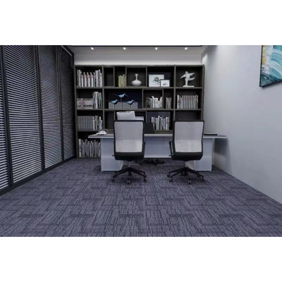 Einfache Puzzle-Muster Luxus entfernbare Teppichfliesen 50x50 für Büro Modular