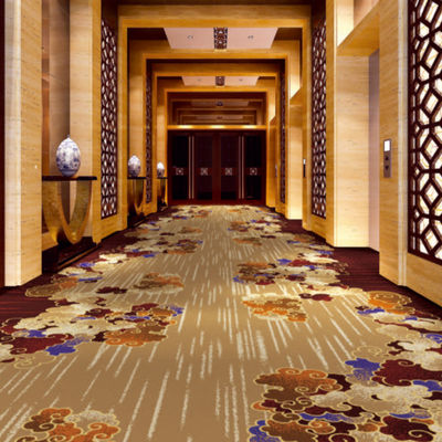 Design 80% Wolle und 20% Korridor Hotel Axminster Teppich für Zuhause Stapel Höhe 7mm-10mm