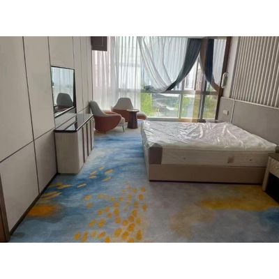 Moderner Design-Stil Hochhaufen-Geschäftsraum Custom-gedruckte Nylon-Wand-zu-Wand-Teppich