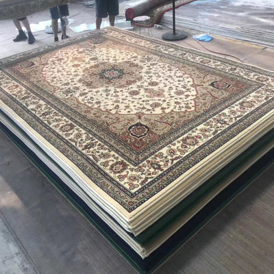Maßgeschneiderte Teppiche für Moschee Gebet Bankettsaal Axminster 4*25 Rollmaschine Gewebter Teppich