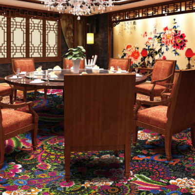 Zuhause Waschbar Luxus Feuerfeste Wolle Hotel Axminster Teppich für die Banketthalle Lobby