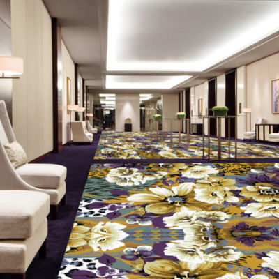 Zuhause Waschbar Luxus Feuerfeste Wolle Hotel Axminster Teppich für die Banketthalle Lobby