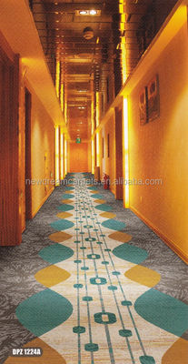 Square Design Axminster Feuerfest Hotelteppich mit 80% Wolle und 20% Nylon Material