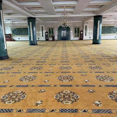 Maßgeschneiderte Teppiche für Moschee Gebet Bankettsaal Axminster 4*25 Rollmaschine Gewebter Teppich