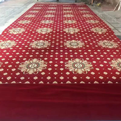 80% Wolle 20% Nylon Maschine Gewebter Teppich für Moschee Gebet kundenspezifische Muster 4 * 25 Roll