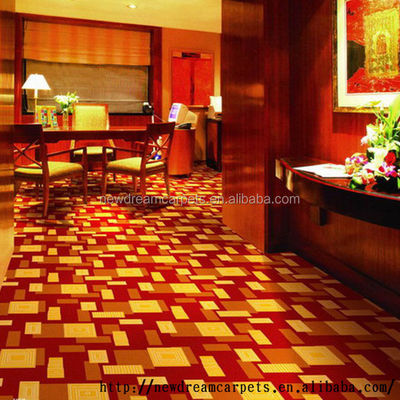 Guangdong Verkauf ND1231 hohe Reihen Axminster Wand zu Wand Teppich mit Schnitt Pile Muster