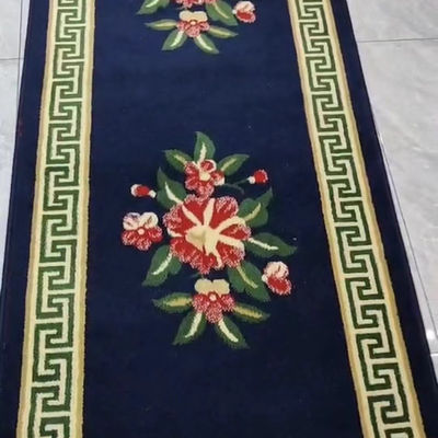 Jute-Rückende, angepasste Muster Moschee Gebet Teppich 4 * 25 Rollen für Restaurantdekor