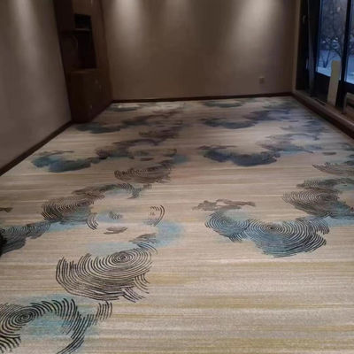 Hotel Wand zu Wand Handelsbodenbelag Maschine Feuerdichtem Teppich für Dekor gemacht