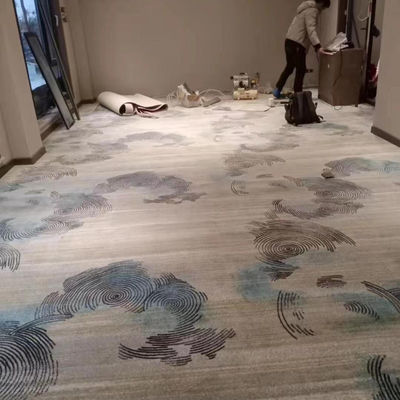 Hotel Wand zu Wand Handelsbodenbelag Maschine Feuerdichtem Teppich für Dekor gemacht