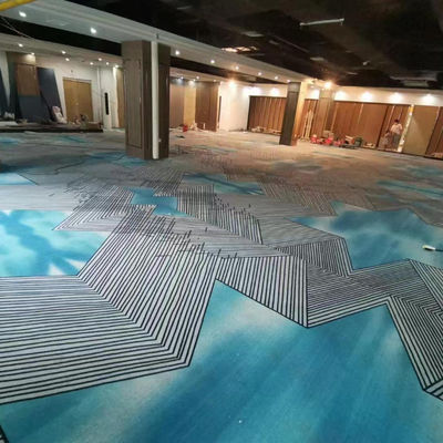 Hotel Wand zu Wand Handelsbodenbelag Maschine Feuerdichtem Teppich für Dekor gemacht