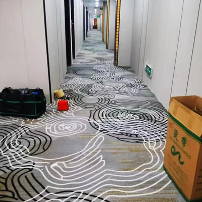 Hotel Wand zu Wand Handelsbodenbelag Maschine Feuerdichtem Teppich für Dekor gemacht