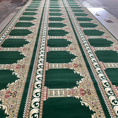 Maßgeschneiderte Muster 4*25 Roll Moschee Gebet Teppich für muslimische Moschee 4m 13,12ft Breite