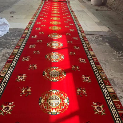 OEM ODM angepasste Muster 4 * 25 Rollen Axminster Moschee Gebet Teppich für muslimische Moschee