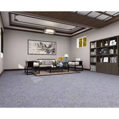 Plain Style 25*100cm Reinfarbige Nylon Teppichfliesen perfekt für Büro Modular Teppich