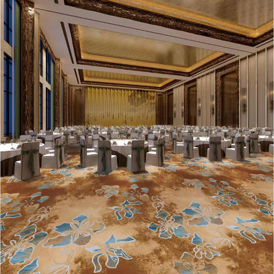 25*4M oder Support Custom Größen Nylon Hotel Fußboden Teppich Rot Rechteck Modernes Design