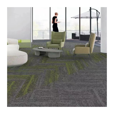 60x60 50x50 Luxus entfernbare Büro Teppichfliesen in Plain und Jacquard Loop Pile Stil