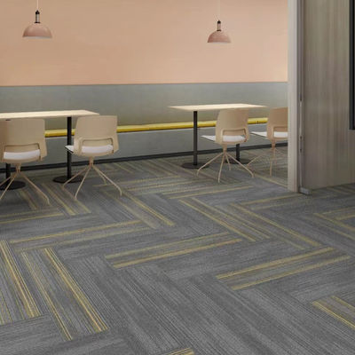 60x60 50x50 Luxus entfernbare Büro Teppichfliesen in Plain und Jacquard Loop Pile Stil