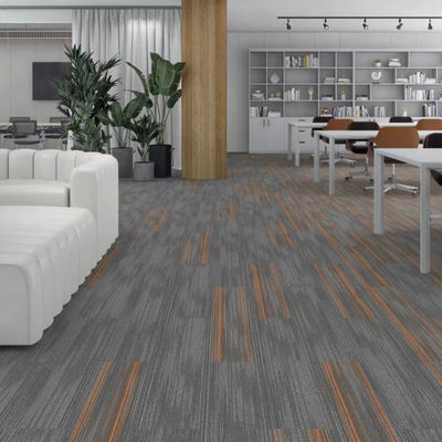 60x60 50x50 Luxus entfernbare Büro Teppichfliesen in Plain und Jacquard Loop Pile Stil