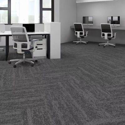 60x60 50x50 Luxus entfernbare Büro Teppichfliesen in Plain und Jacquard Loop Pile Stil