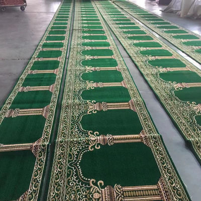 4*25 Rollmaschine Gewebter Waschbarer Moschee Gebet Teppich für kundenspezifische Muster
